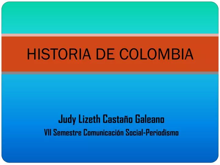 historia de colombia