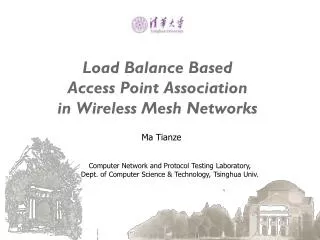 Load Balance Based Access Point Association in Wireless Mesh Networks