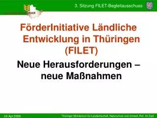 3 sitzung filet begleitausschuss