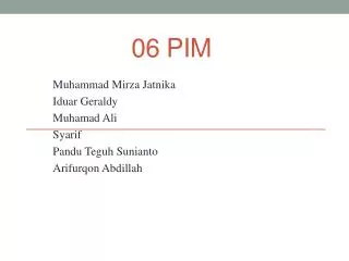 06 pim