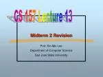Midterm 2 Revision - slide 1