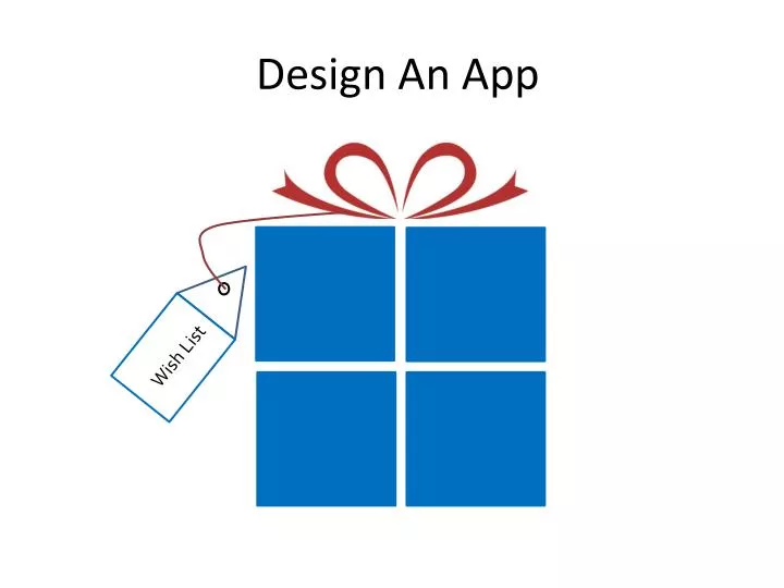 design an app