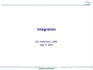 Integration