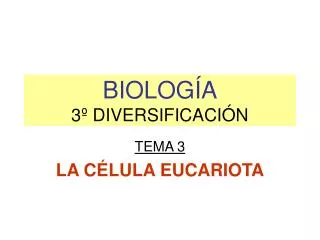 biolog a 3 diversificaci n