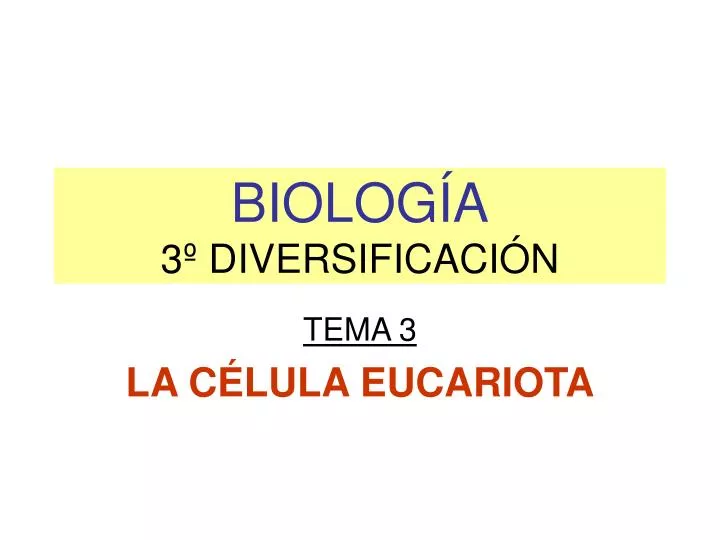 biolog a 3 diversificaci n