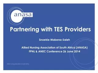 Partnering with TES Providers