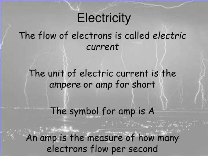 electricity and ohm s law