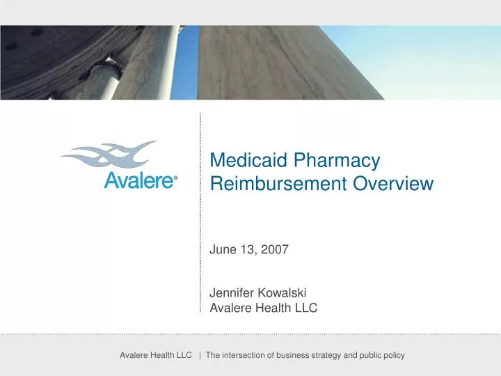 medicaid pharmacy reimbursement overview june 13 2007