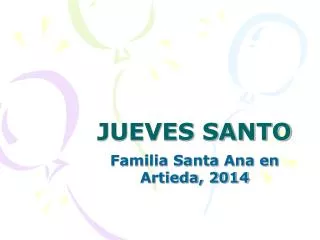 jueves santo