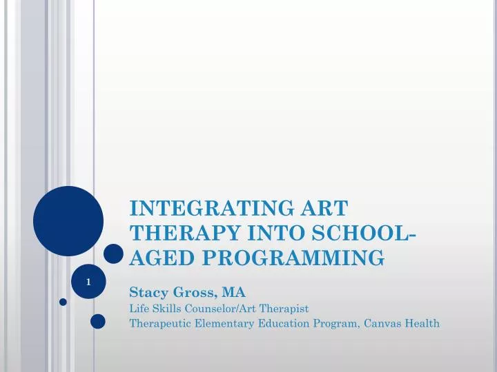 integrating art therapy into school aged programming