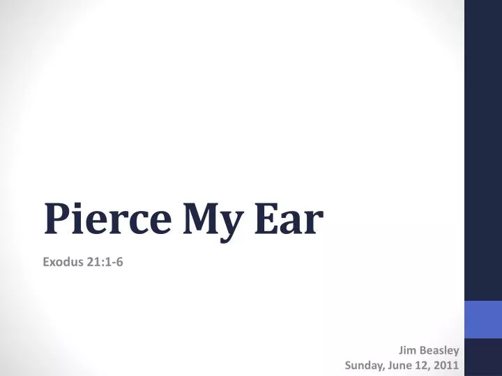 pierce my ear