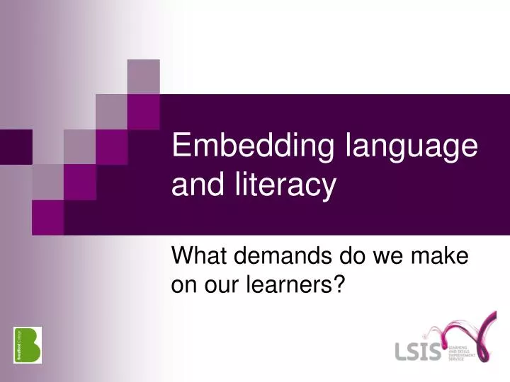 embedding language and literacy