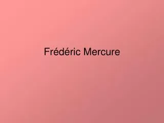 fr d ric mercure