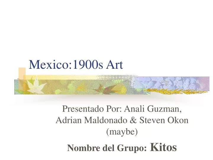 mexico 1900s art
