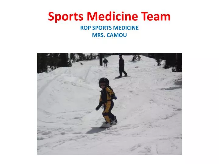 sports medicine team rop sports medicine mrs camou