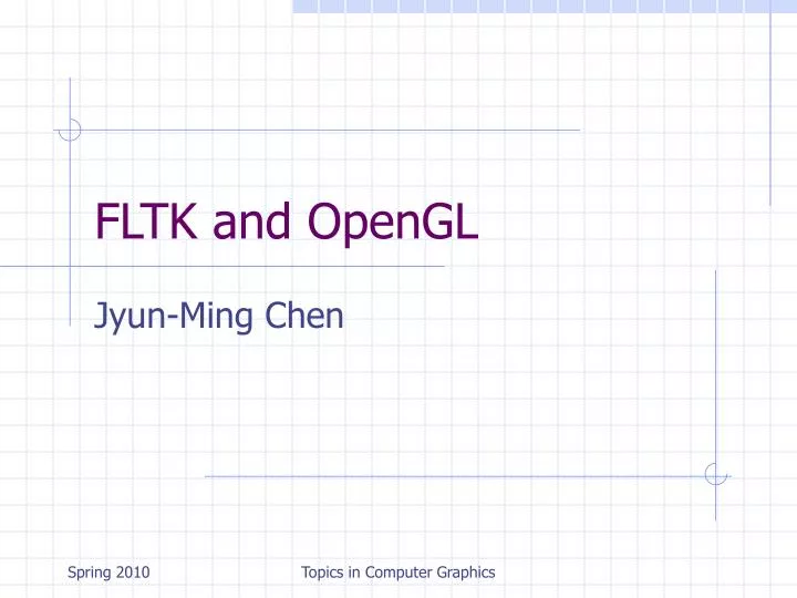 fltk and opengl