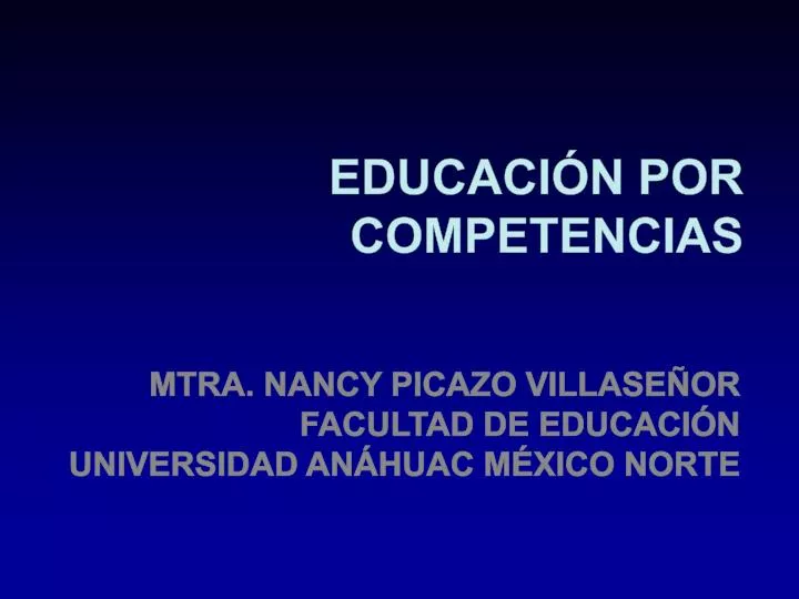 educaci n por competencias