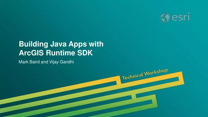 building java apps with arcgis runtime sdk