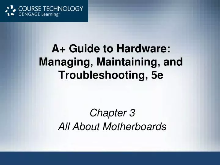 a guide to hardware managing maintaining and troubleshooting 5e