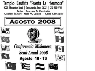 Templo Bautista "Puerta La Hermosa"