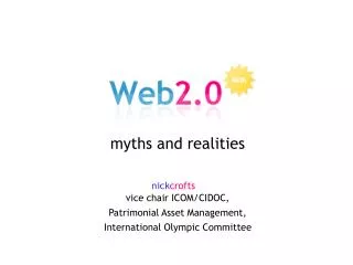 myths and realities nick crofts vice chair ICOM/CIDOC, Patrimonial Asset Management,