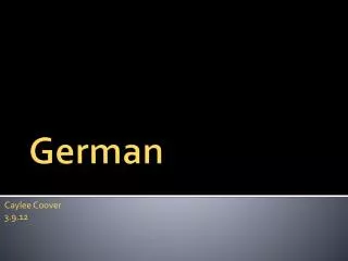 German y