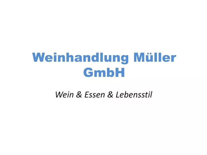 weinhandlung m ller gmbh