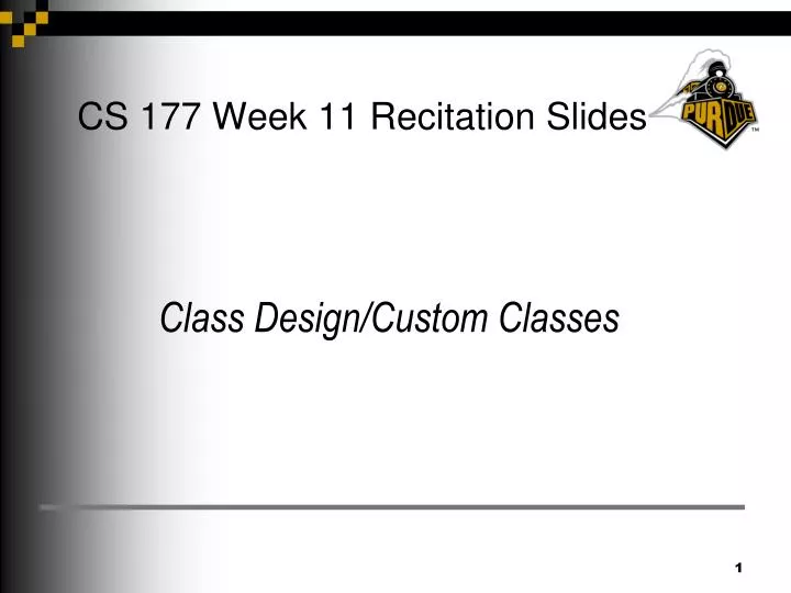 cs 177 week 11 recitation slides