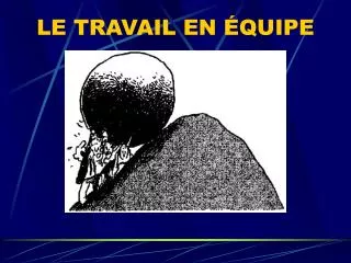 le travail en quipe