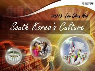 South Korea's Culture