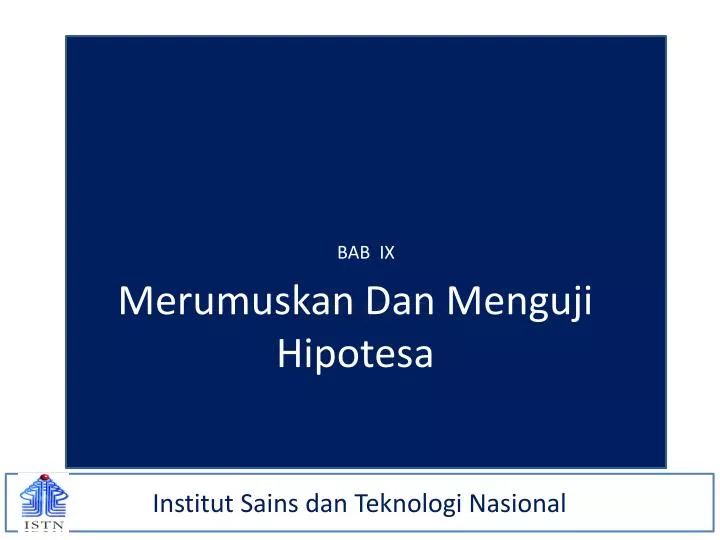 institut sains dan teknologi nasional