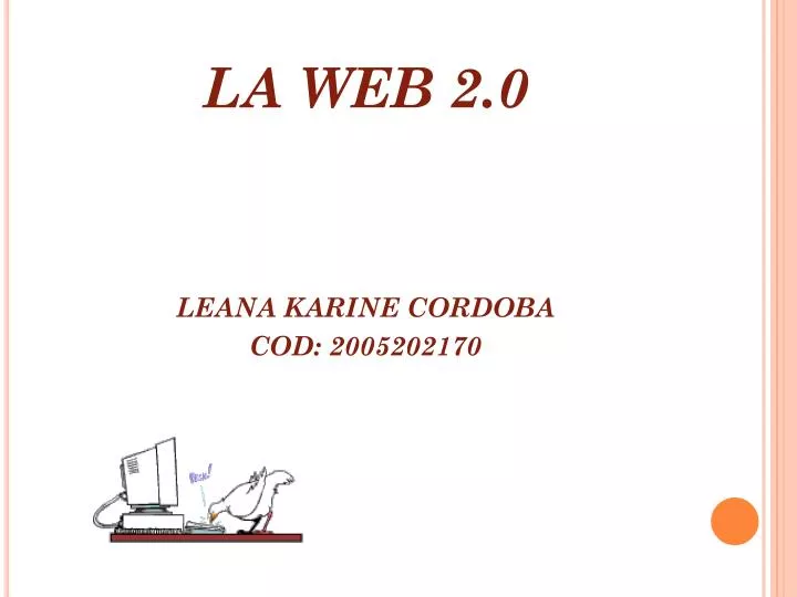 la web 2 0