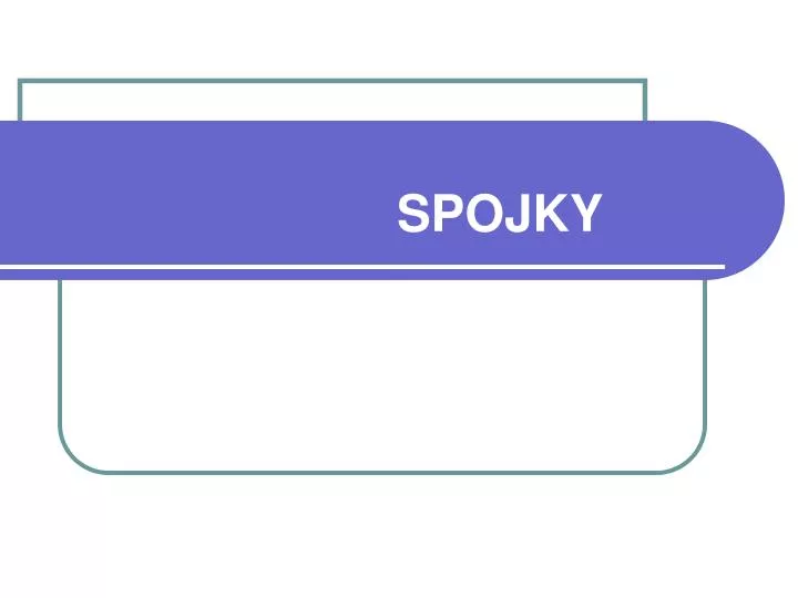 spojky