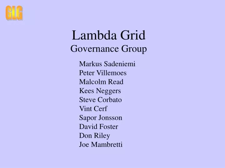 lambda grid