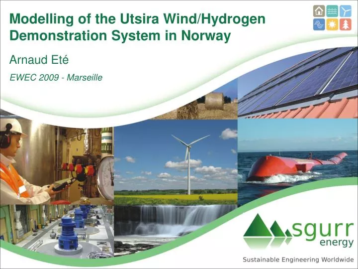 modelling of the utsira wind hydrogen demonstration system in norway