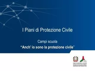 i piani di protezione civile