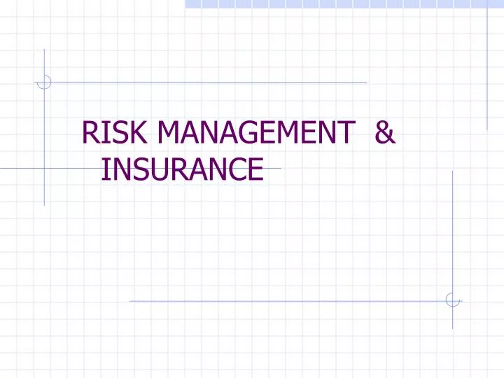 risk management insurance