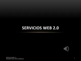 servicios web 2 0