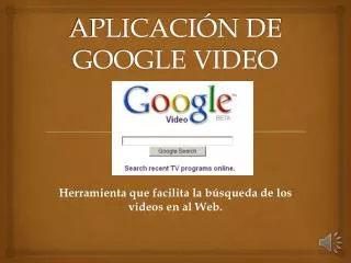 aplicaci n de google video