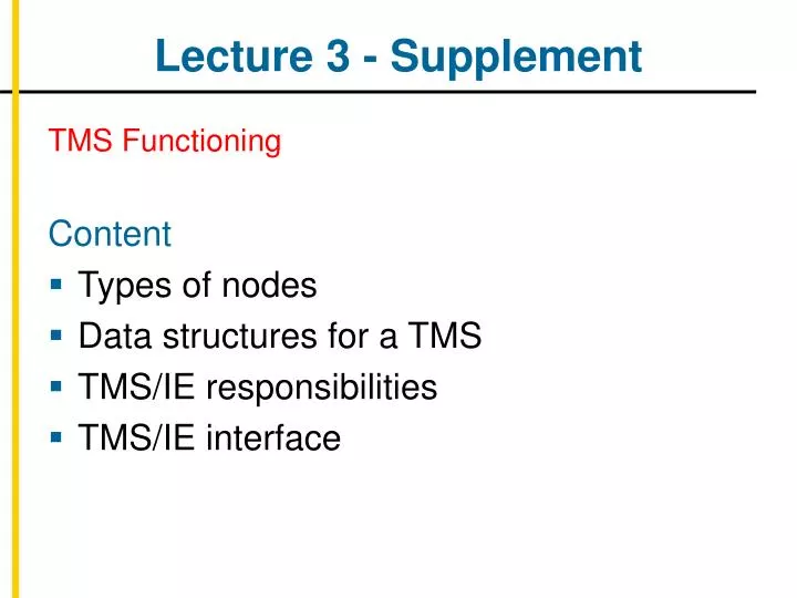 lecture 3 supplement