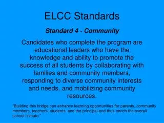 ELCC Standards