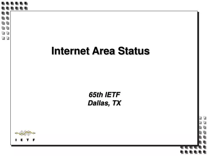 internet area status