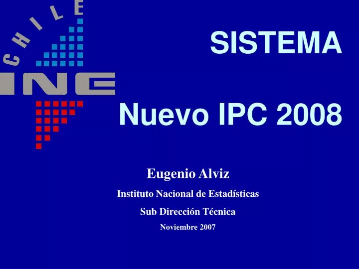 sistema nuevo ipc 2008