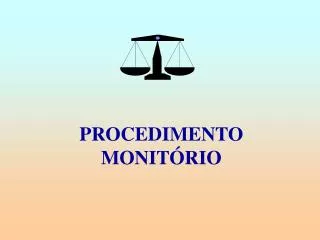procedimento monit rio
