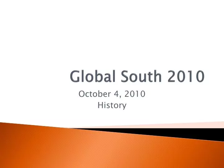 global south 2010