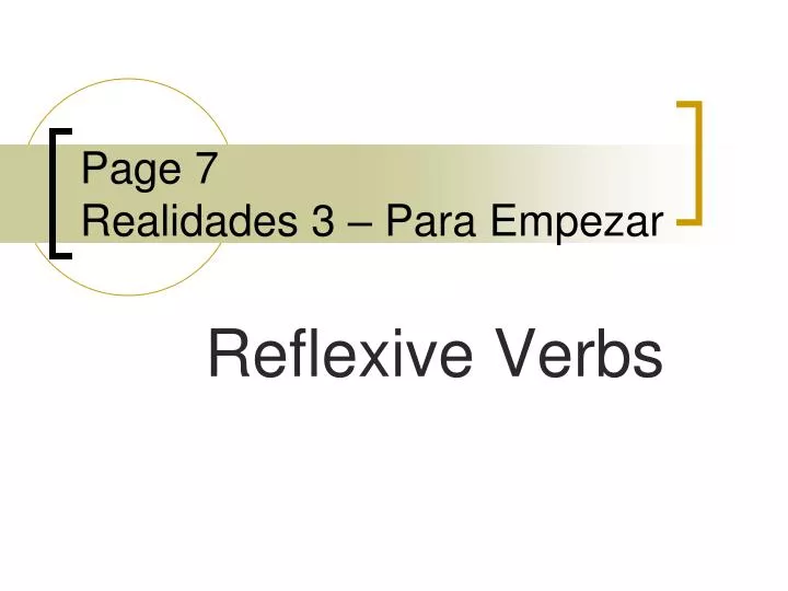 page 7 realidades 3 para empezar