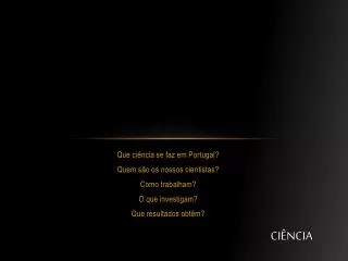 ci ncia