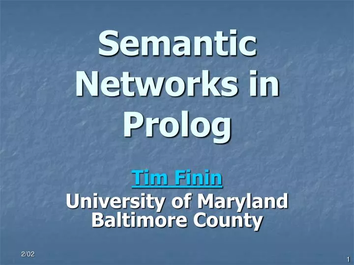 semantic networks in prolog