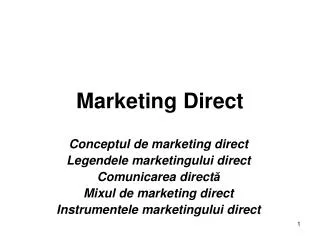 marketing direct