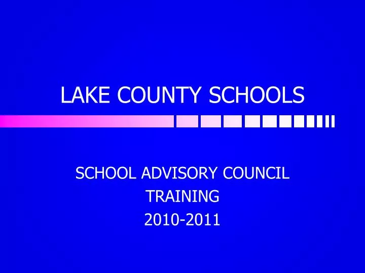 lake county schools